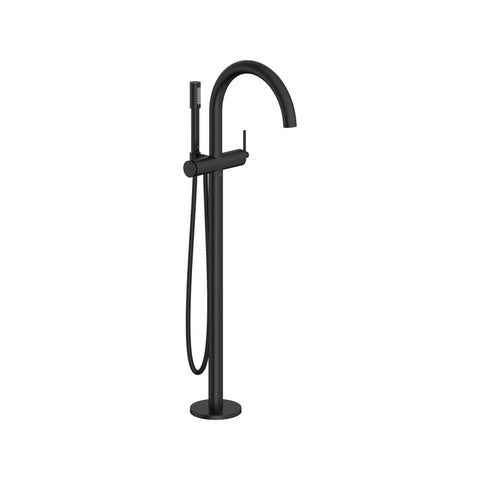 Atrio Single-Handle Freestanding Tub Faucet with 1.75 GPM (6.6 L/min) Hand Shower - Matte Black