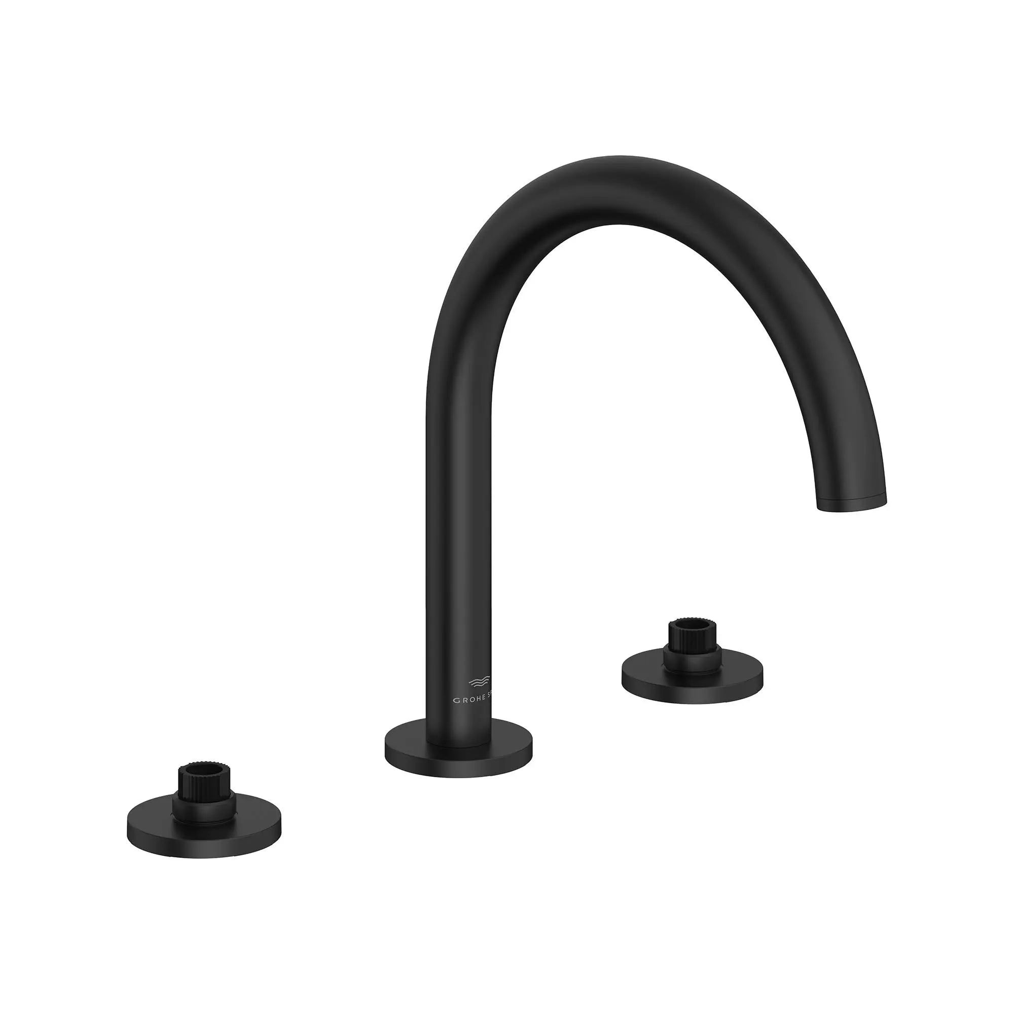 Atrio 3-Hole 2-Handle Deck Mount Roman Tub Faucet without Handles // MATTE BLACK // 161535_Atrio_SiloRight_252732430_0001_Feb2023_0_CDNwebp.webp