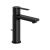 [23794243A] Single Hole Single-Handle S-Size Bathroom Faucet, 1.2 GPM (4.5 L/min) - Matte Black