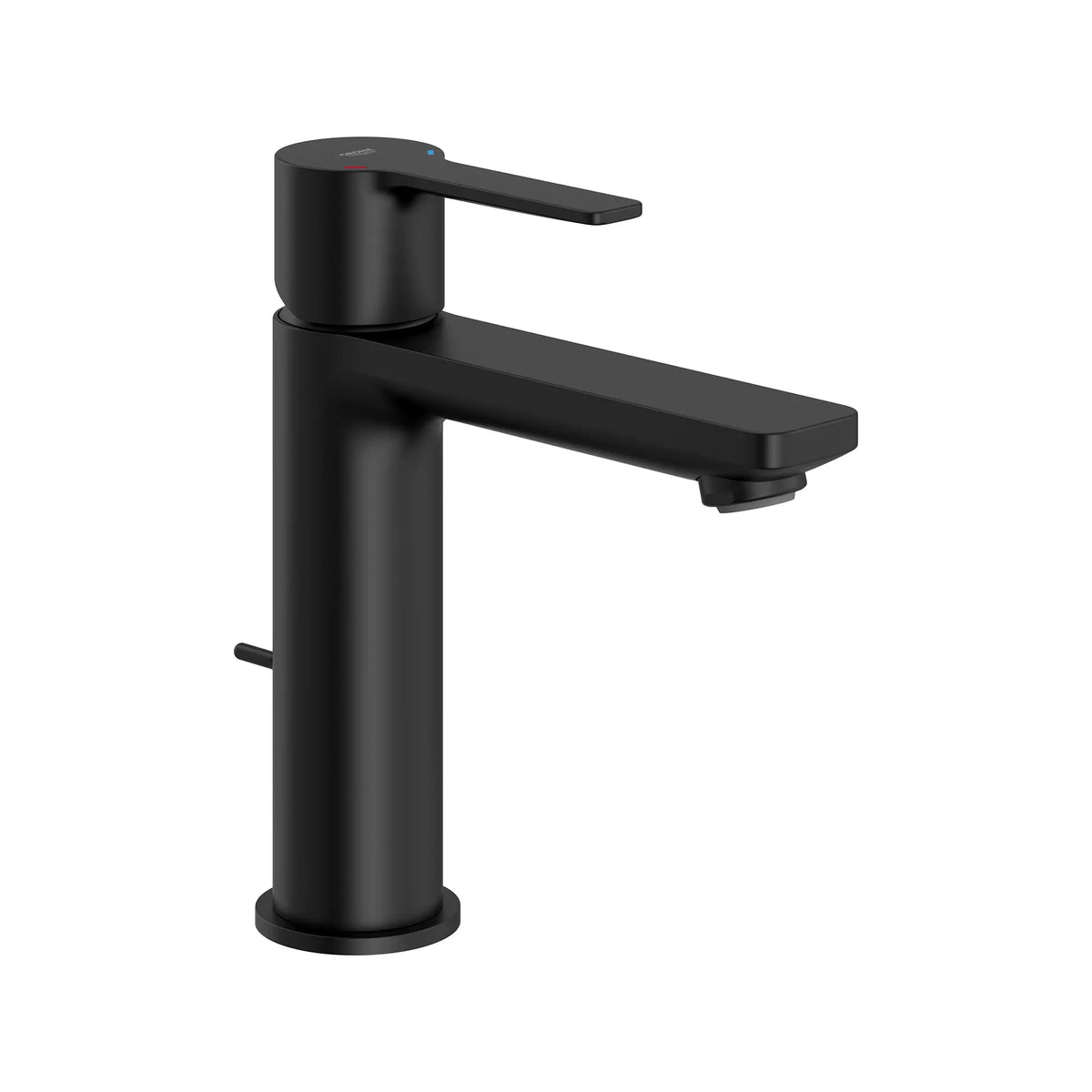 Single Hole Single-Handle S-Size Bathroom Faucet 4.5 L/min (1.2 gpm) // MATTE BLACK // 161589_Lineare_SiloRight_23794243A_0001_Feb2023_0_CDNwebp_436b6fcb-8a56-4676-9ee4-cbd58ce7a7ee.webp