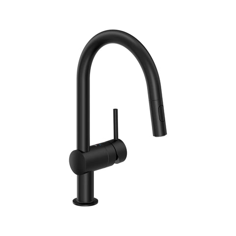Minta Single-Handle Pull-Down Kitchen Faucet Dual Spray 1.75 GPM (6.6 L/min) - Matte Black