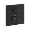 [291782431] Allure Dual Function 2-Handle Thermostatic Valve Trim - Matte Black