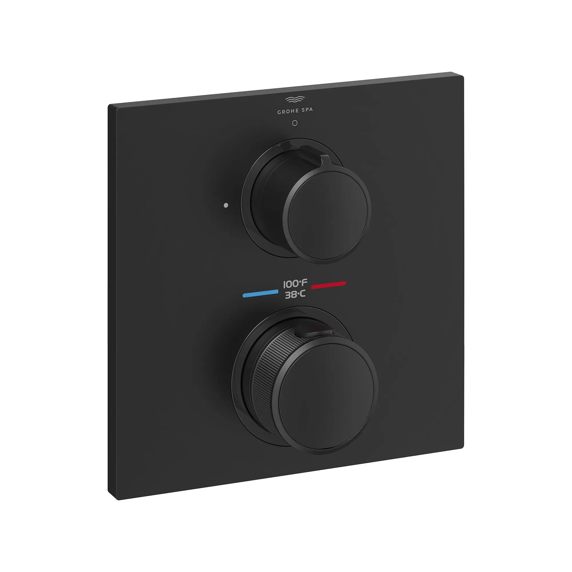 Allure Single Function 2-Handle Thermostatic Valve Trim // MATTE BLACK // 161628_Allure_SiloRight_291772431_0001_Feb2023_0_CDNwebp.webp