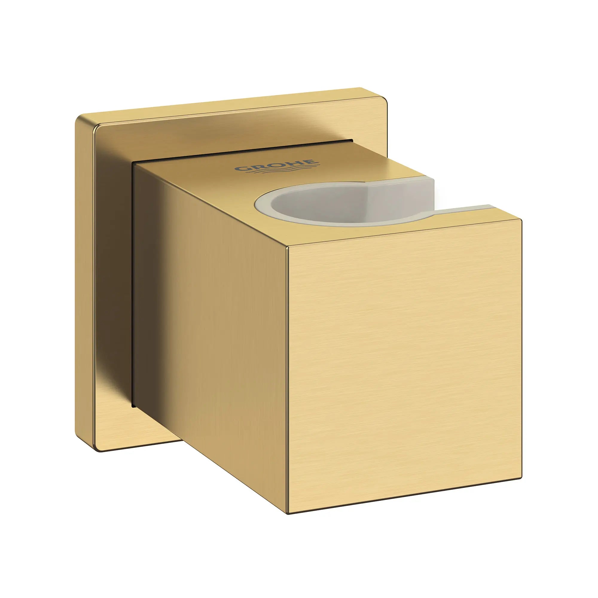 Wall Mount Hand Shower Holder // BRUSHED COOL SUNRISE // 161652_EuphoriaCube_SiloRight_27693GN0_0001_Feb2023_0_CDNwebp_58db61de-b141-447a-9663-1dba58b24ea6.webp