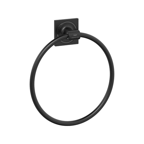Allure Towel Ring - Matte Black