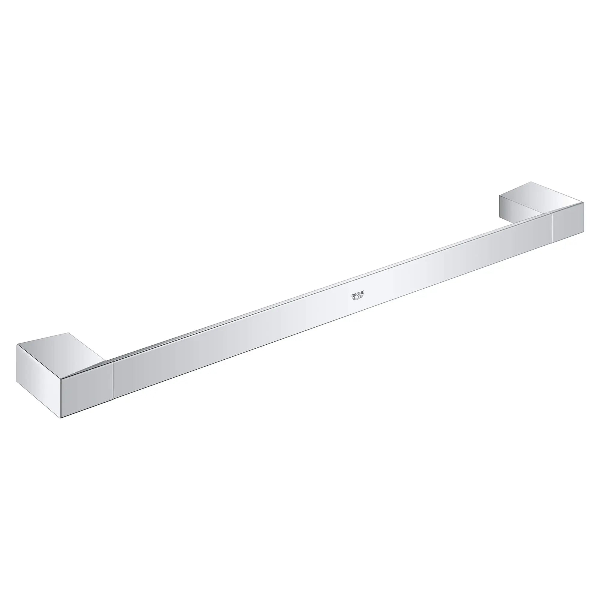 19" Towel Bar // GROHE STARLIGHT CHROME // 16184_40767000-selection-cube-towel-rail-starlight-chrome_0_CDNwebp.webp