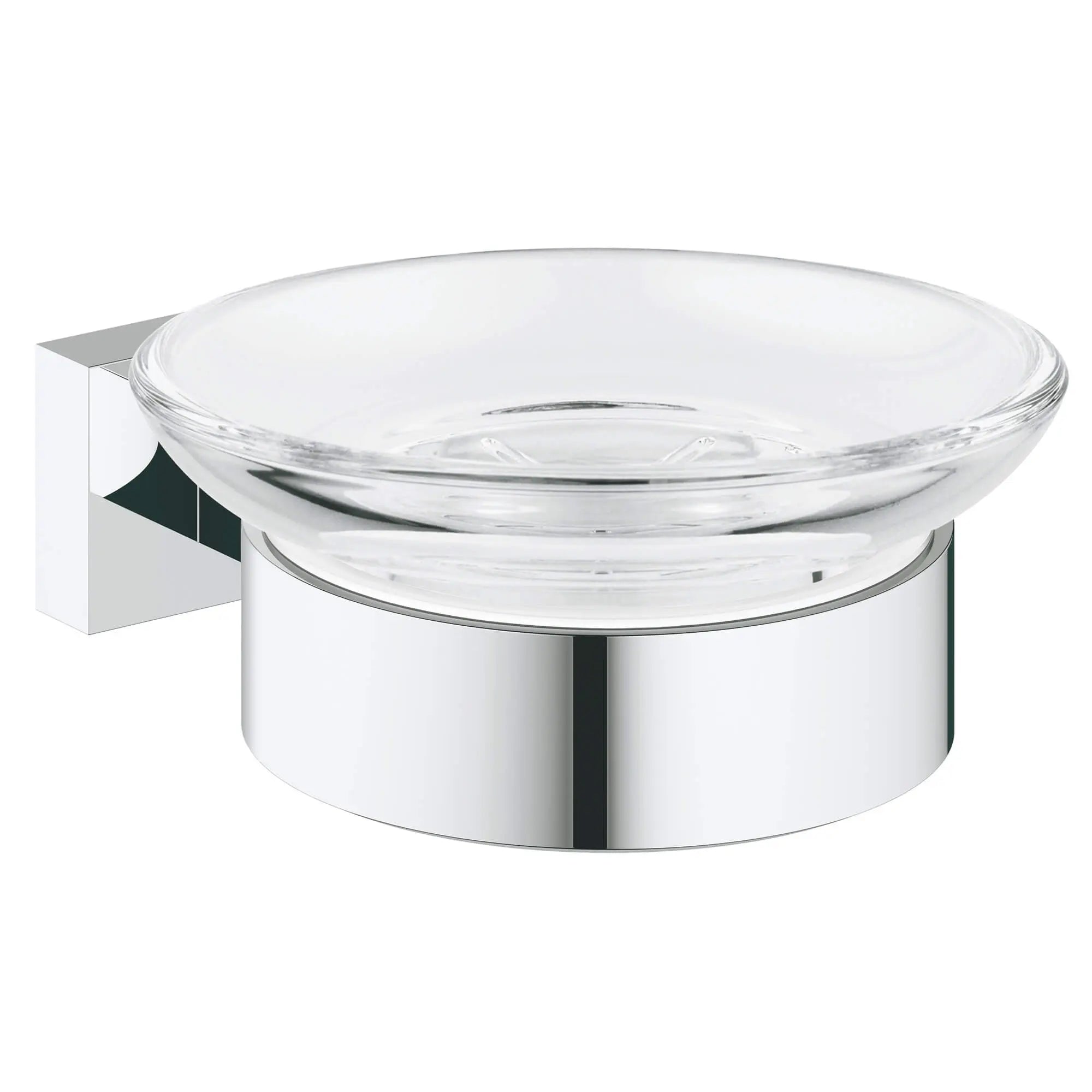 Soap Dish with Holder // GROHE STARLIGHT CHROME // 16185_40754001-essentials-cube-soap-dish-with-holder-starlight-chrome_0_CDNwebp.webp