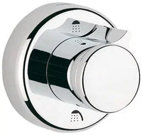 [19903000] 3-Port Single-Handle Diverter Valve Trim Kit with Round Handle - GROHE StarLight Chrome