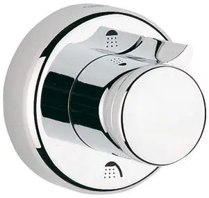 3-Port Single-Handle Diverter Valve Trim Kit with Round Handle - GROHE StarLight Chrome