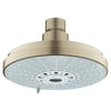 [27135EN0] 160 Shower Head, 6-1/4" - 4 Sprays, 2.5 GPM (9.5 L/min) - GROHE StarLight Chrome
