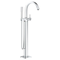 [2331800A] Single-Handle Freestanding Tub Faucet with 1.75 GPM Hand Shower - GROHE StarLight Chrome
