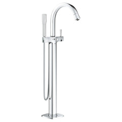 [2331800A] Single-Handle Freestanding Tub Faucet with 1.75 GPM Hand Shower - GROHE StarLight Chrome