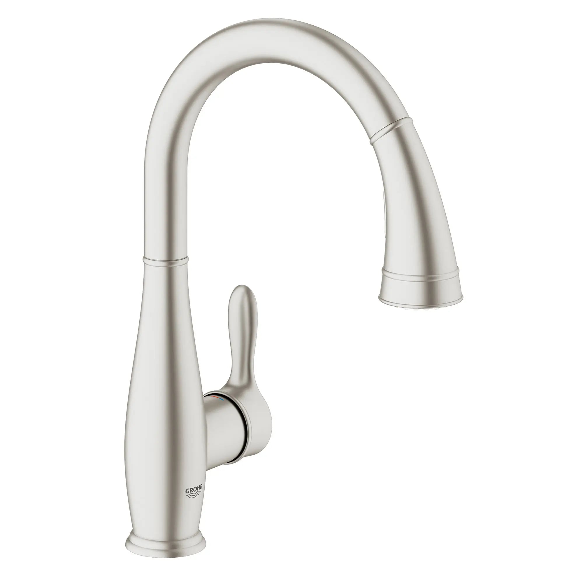 Single-Handle Pull Down Kitchen Faucet Dual Spray 6.6 L/min (1.75 gpm) // SUPERSTEEL INFINITYFINISH // 162041_30213DC1_0_CDNwebp.webp