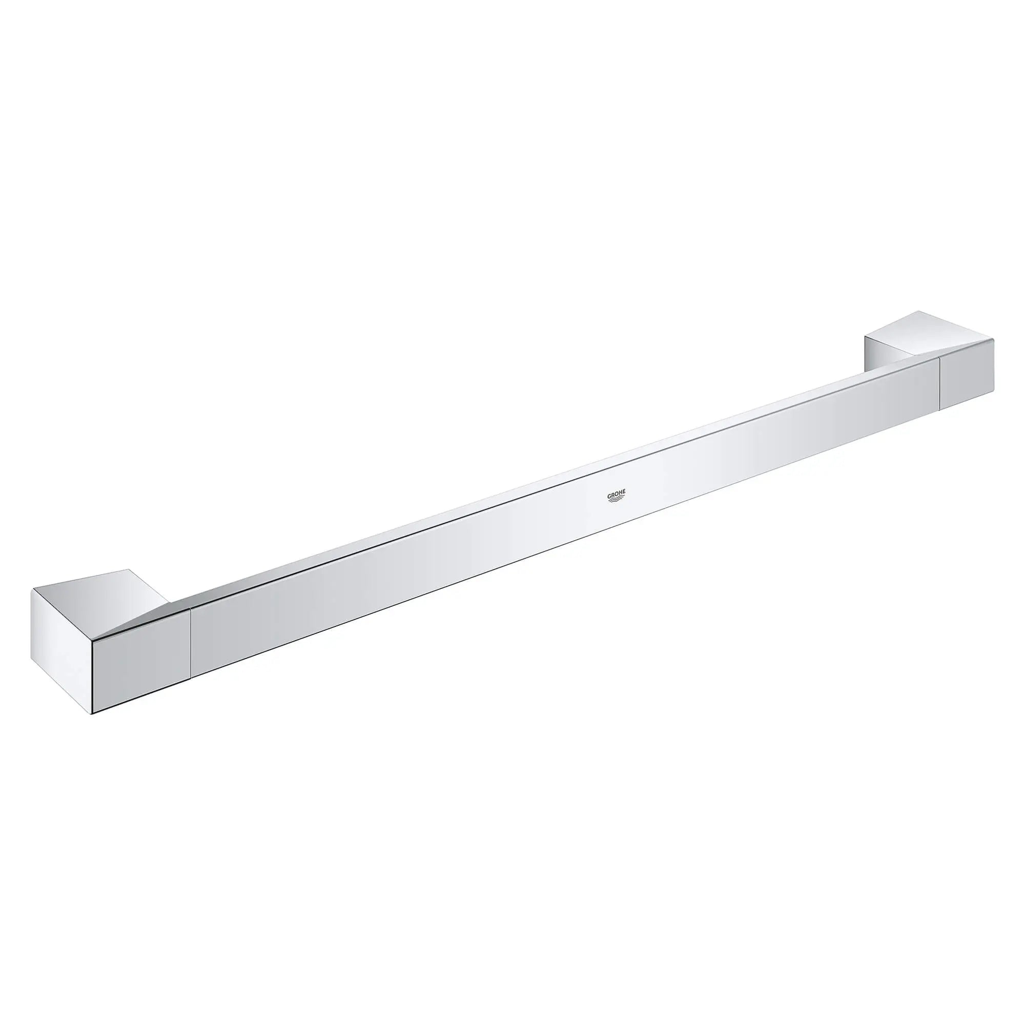 24" Towel Bar // GROHE STARLIGHT CHROME // 16213_40807000-selection-cube-grip-bartowel-bar-starlight-chrome_0_CDNwebp.webp