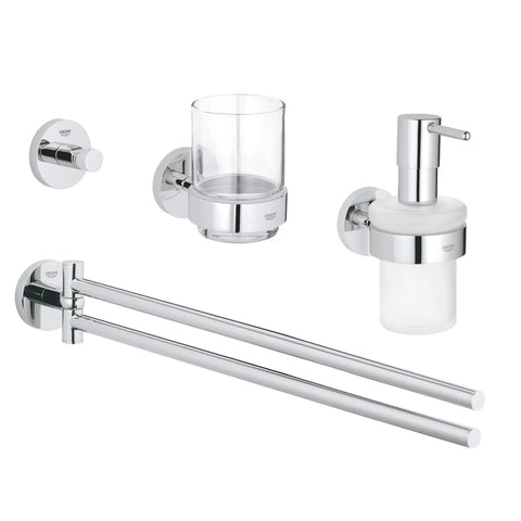 4-in-1 Accessory Set - GROHE StarLight Chrome