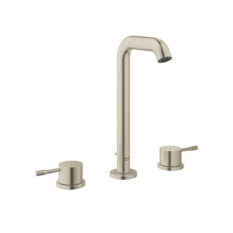 8-inch Widespread 2-Handle L-Size Bathroom Faucet 1.2 GPM - Brushed Nickel InfinityFinish