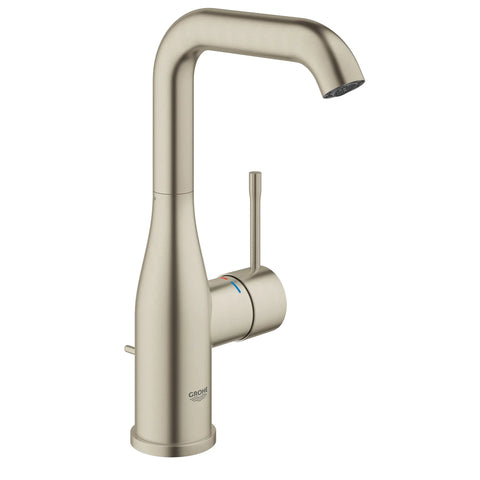 Single Hole Single-Handle L-Size Bathroom Faucet, 1.2 GPM (4.5 L/min) - Brushed Nickel InfinityFinish