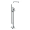[32135003] Single-Handle Freestanding Tub Faucet with 1.75 GPM Hand Shower - GROHE StarLight Chrome
