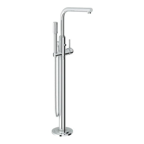 Single-Handle Freestanding Tub Faucet with 1.75 GPM Hand Shower - GROHE StarLight Chrome