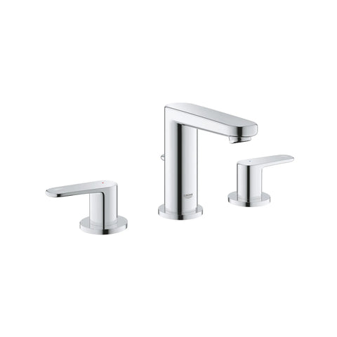 8-inch Widespread 2-Handle S-Size Bathroom Faucet 1.2 GPM - GROHE StarLight Chrome