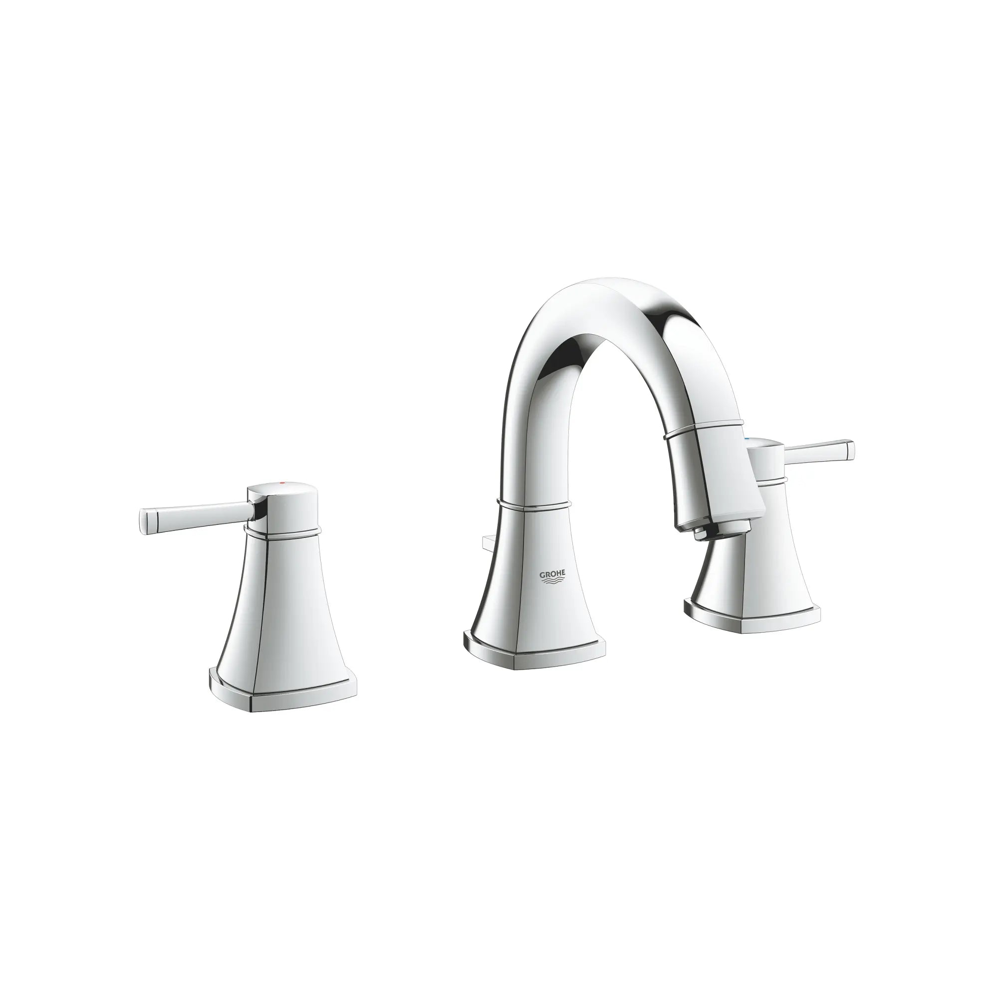 8-inch Widespread 2-Handle S-Size Bathroom Faucet 1.2 GPM // GROHE STARLIGHT CHROME // 162435_2041800A_0_CDNwebp.webp