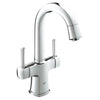 [2110800A] Single Hole 2-Handle L-Size Bathroom Faucet 1.2 GPM - GROHE StarLight Chrome