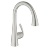 [32298DC1] Single-Handle Pull Down Kitchen Faucet Dual Spray 1.75 GPM - GROHE StarLight Chrome