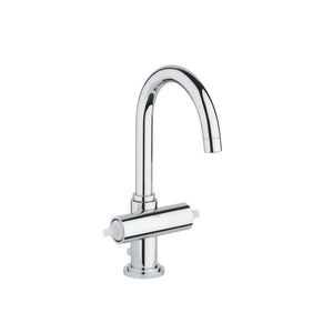 [2102700A] Single Hole 2-Handle L-Size Bathroom Faucet 1.2 GPM - GROHE StarLight Chrome