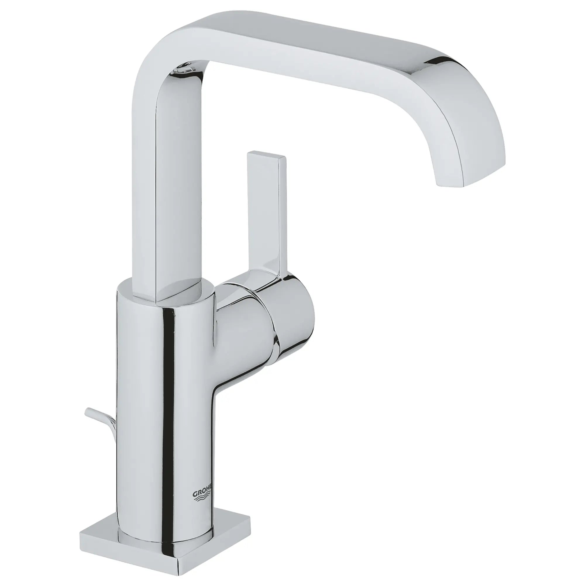 Allure Single-Hole Single-Handle L-Size Bathroom Faucet 1.2GPM // GROHE STARLIGHT CHROME // 162563_3212800A_0_CDNwebp.webp