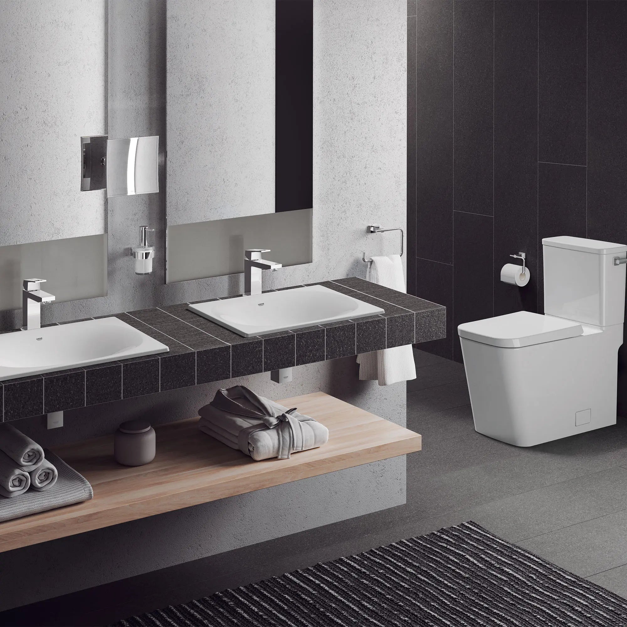 Two-piece Right Height Elongated Toilet with seat, Right-Hand Trip Lever // RIGHT / ALPINE WHITE // 163063_B-T39477D01_000_01_39663000_0_CDNwebp.webp