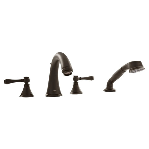 Roman Tub Filler With 2.5 GPM Personal Hand Shower - Oil Rubbed Bronze