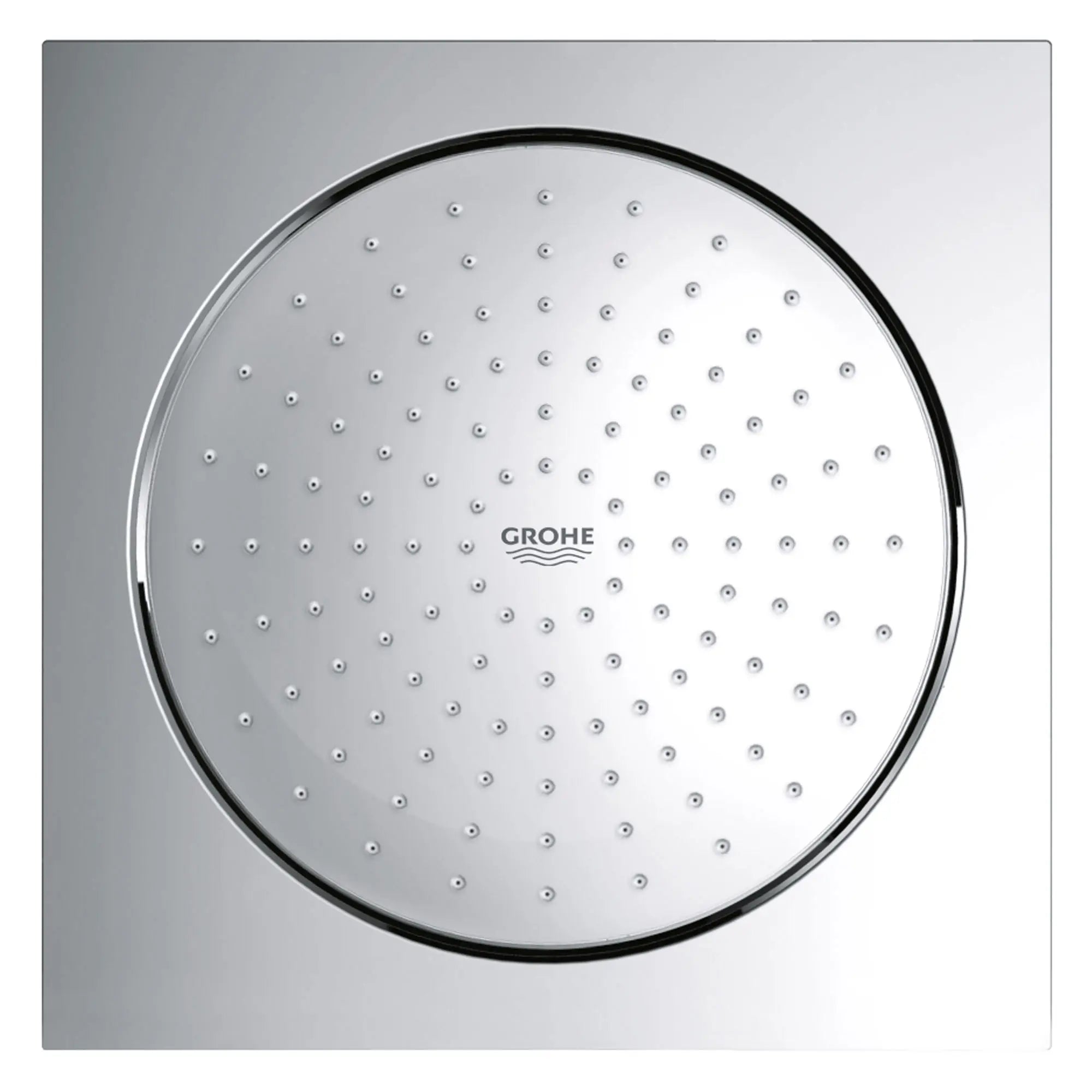 10" Shower Head - 1 Spray, 2.0 gpm // GROHE STARLIGHT CHROME // 163148_27815000-RSH-F-Series-10in-Headshower-StarLight-Chrome-Silo-1_0_CDNwebp.webp