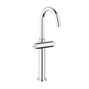 [2104600A] Single Hole 2-Handle Deck Mount Vessel Sink Faucet 1.2 GPM - GROHE StarLight Chrome