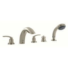 [25597EN0] Five-Hole Bathtub Faucet with Handshower - Brushed Nickel InfinityFinish