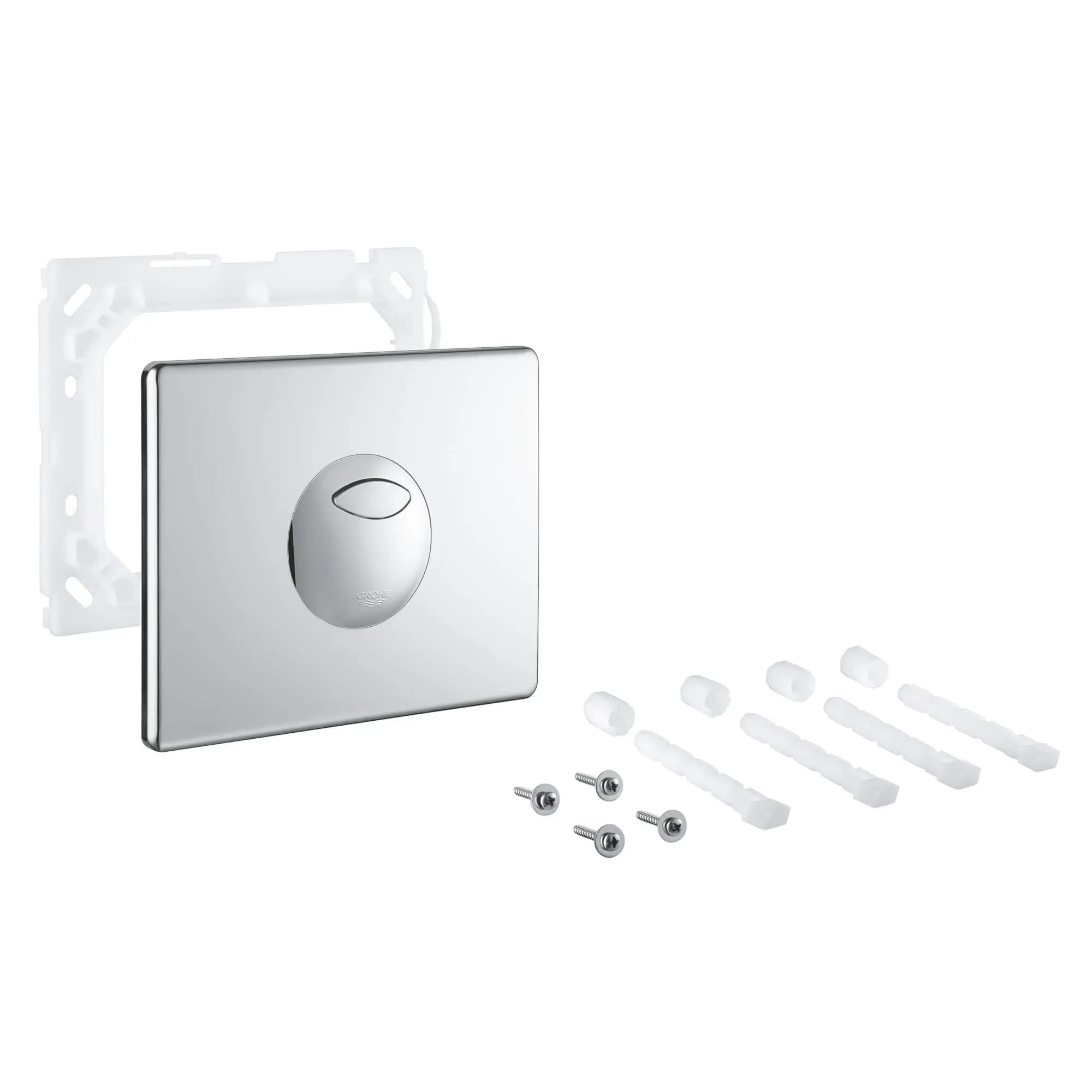 Wall Plate // GROHE STARLIGHT CHROME // 16341_42303000-skate-wall-plate-starlight-chrome_0_CDNwebp.webp