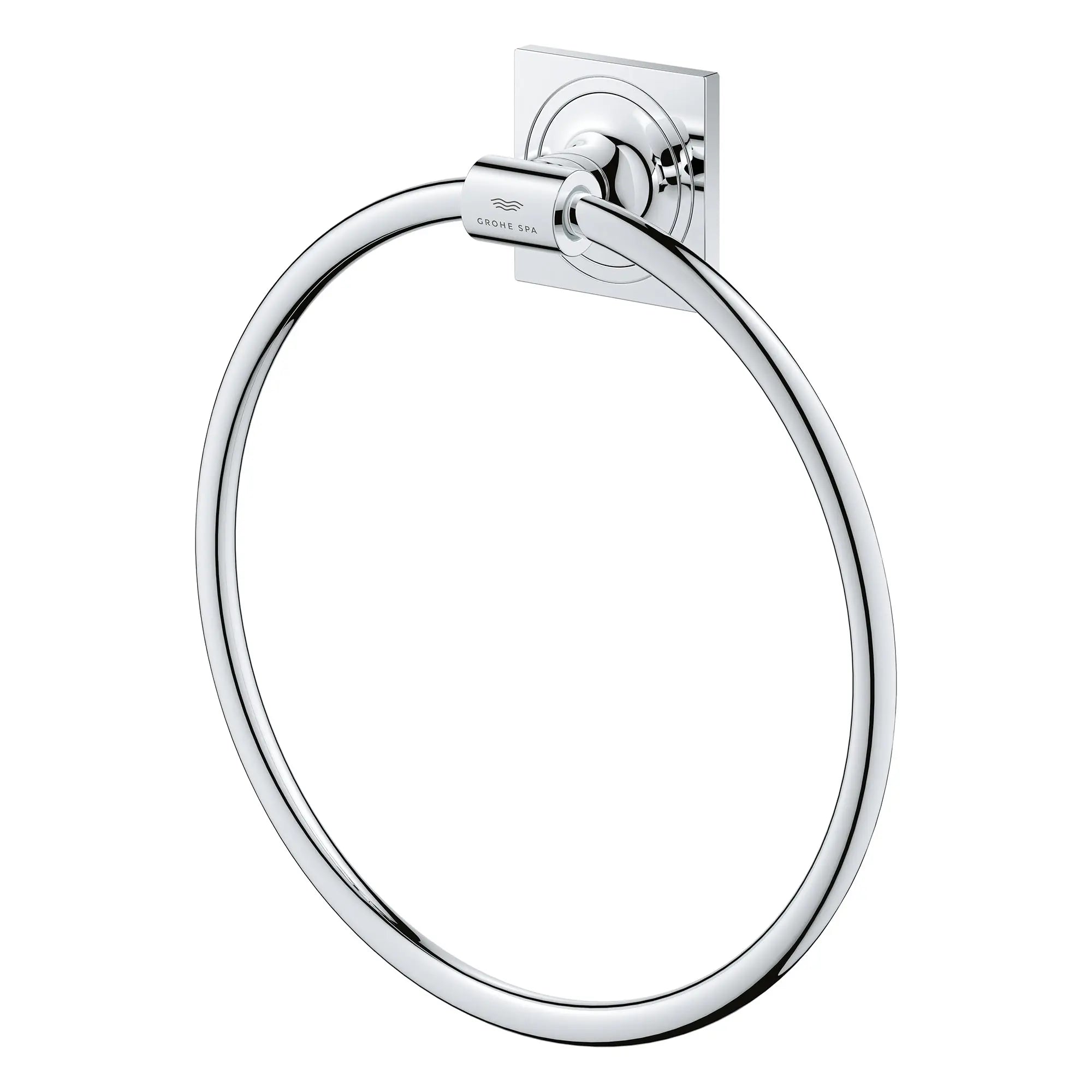 Allure Towel Ring // GROHE STARLIGHT CHROME // 163430_Allure_SiloLeft_40339001_0001_Feb2023_0_CDNwebp.webp