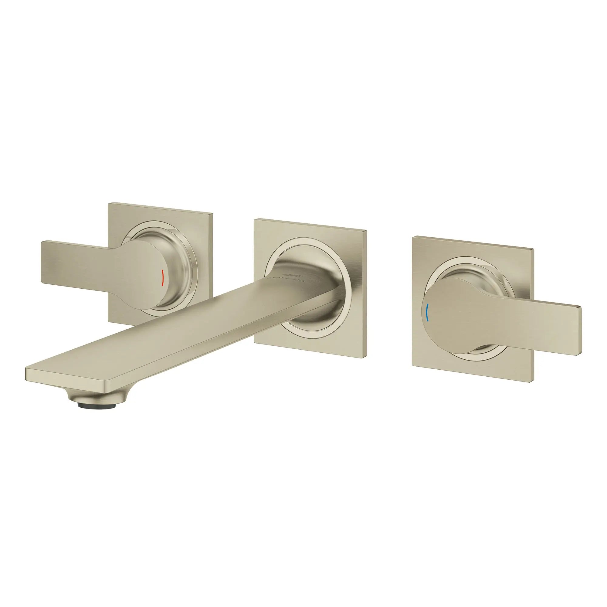 Allure 2-Handle Wall Mount Faucet, 1.2 GPM (4.5 L/min) // BRUSHED NICKEL INFINITYFINISH // 163434_Allure_SiloLeft_20586EN1_0001_Feb2023_0_CDNwebp_4cb8b8fb-e09b-4bbb-b572-ece59e892ed0.webp