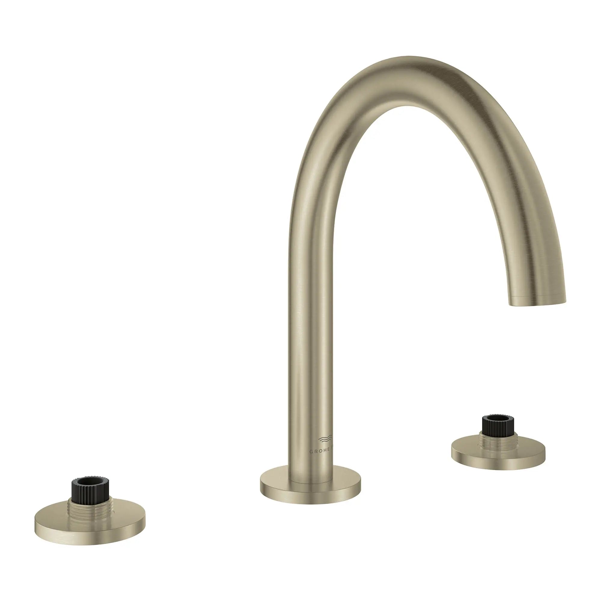 Atrio 3-Hole 2-Handle Deck Mount Roman Tub Faucet without Handles // BRUSHED NICKEL INFINITYFINISH // 163442_Atrio_SiloRight_25273EN0_003_Feb2023_0_CDNwebp.webp