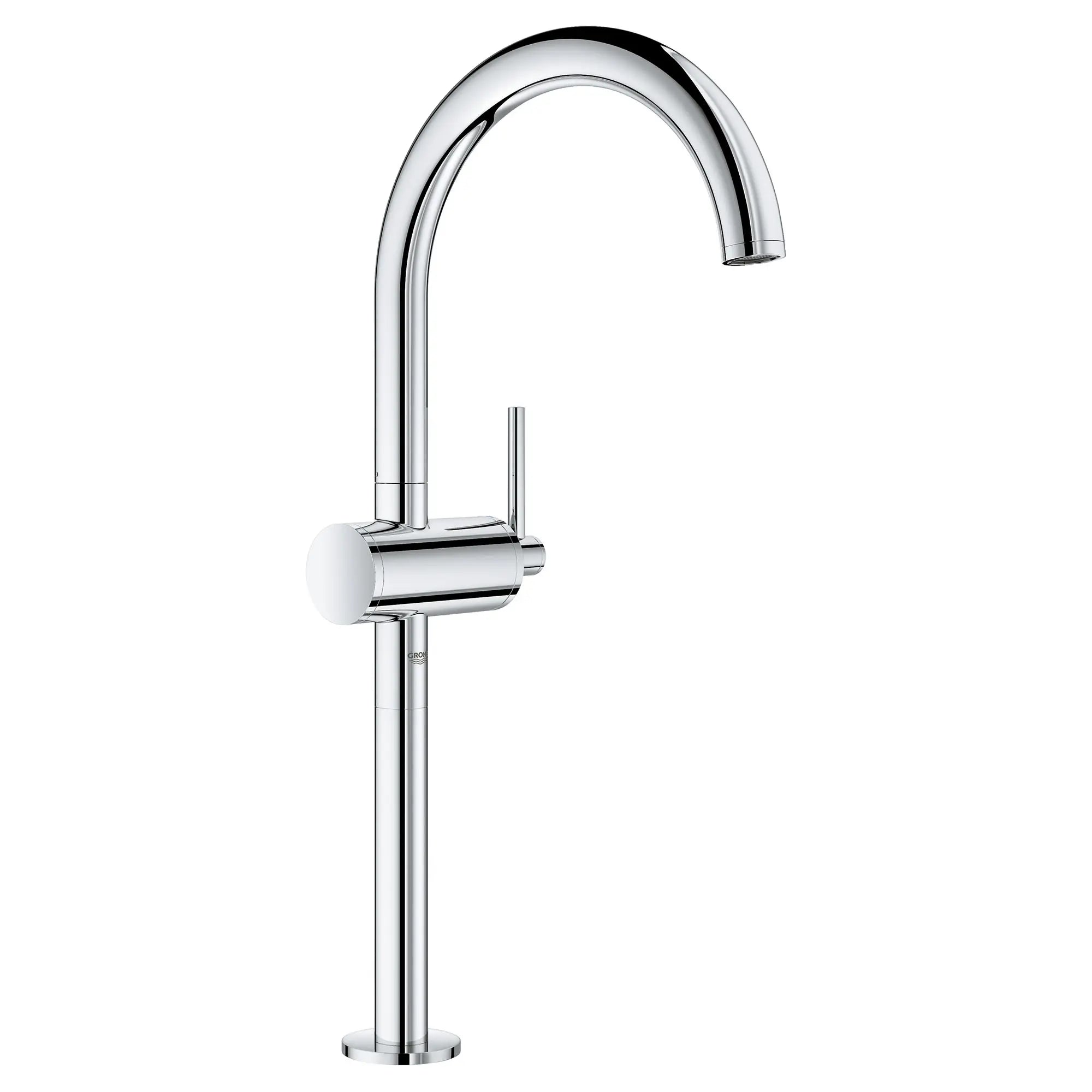 Single Hole Single-Handle Deck Mount Vessel Sink Faucet 1.2 GPM // GROHE STARLIGHT CHROME // 163508_23834003_1_0_CDNwebp.webp