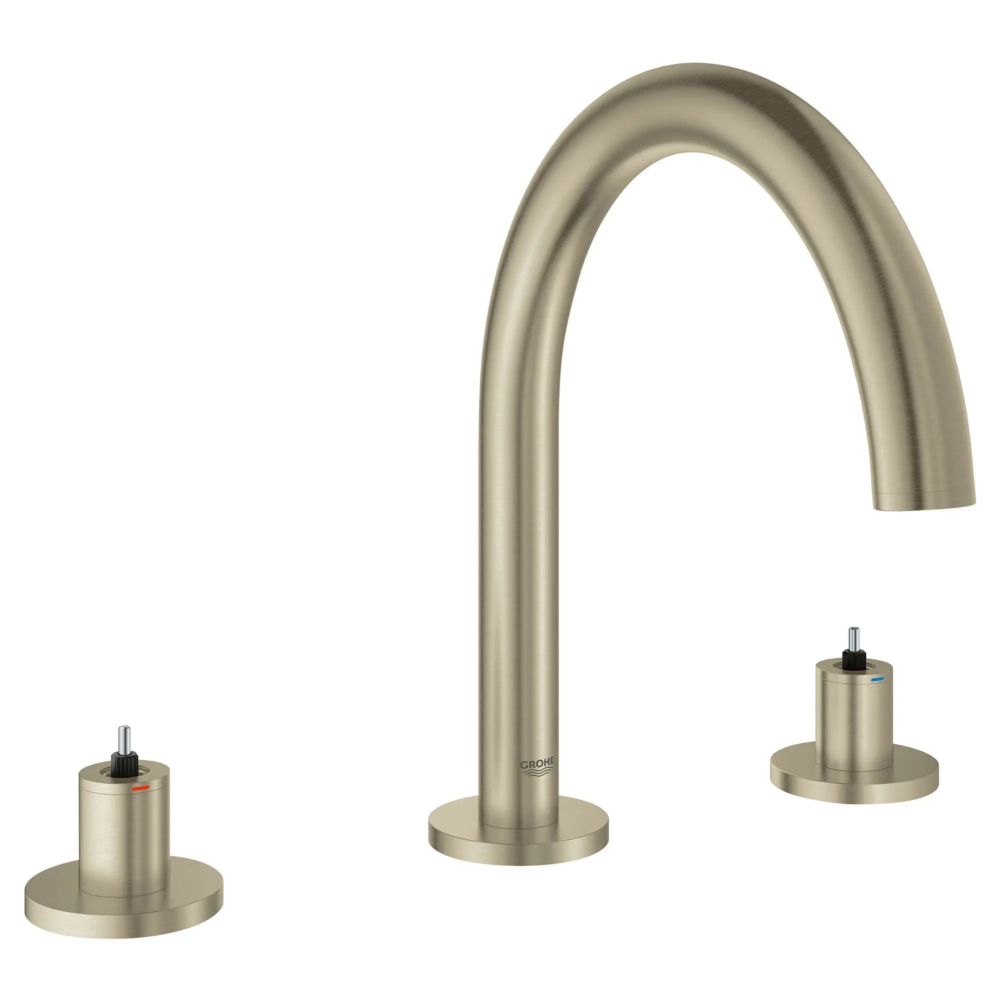 3-Hole 2-Handle Deck Mount Roman Tub Faucet // BRUSHED NICKEL INFINITYFINISH // 163518_25048EN3_0_CDNwebp.webp