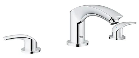 3-Hole 2-Handle Deck Mount Roman Tub Faucet // GROHE STARLIGHT CHROME // 163532_25168002_0_CDNwebp.webp