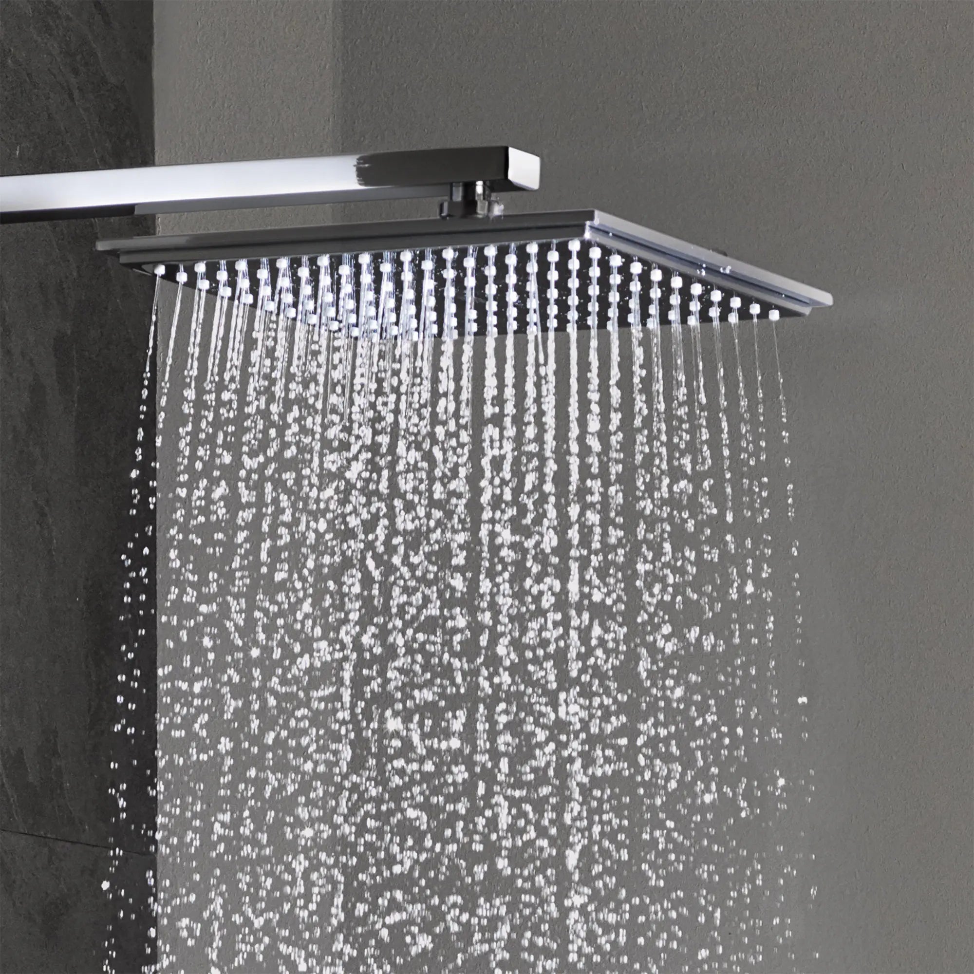 230  Shower Head, 9" - 1 Spray, 2.5 gpm // GROHE STARLIGHT CHROME // 163601_27480000-Rainshower-Allure-230-1-Spray-Showerhead-StarLight-Chrome-lifestyle-3_0_CDNwebp.webp