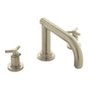 [25048EN0] 3-Hole 2-Handle Deck Mount Roman Tub Faucet - GROHE StarLight Chrome