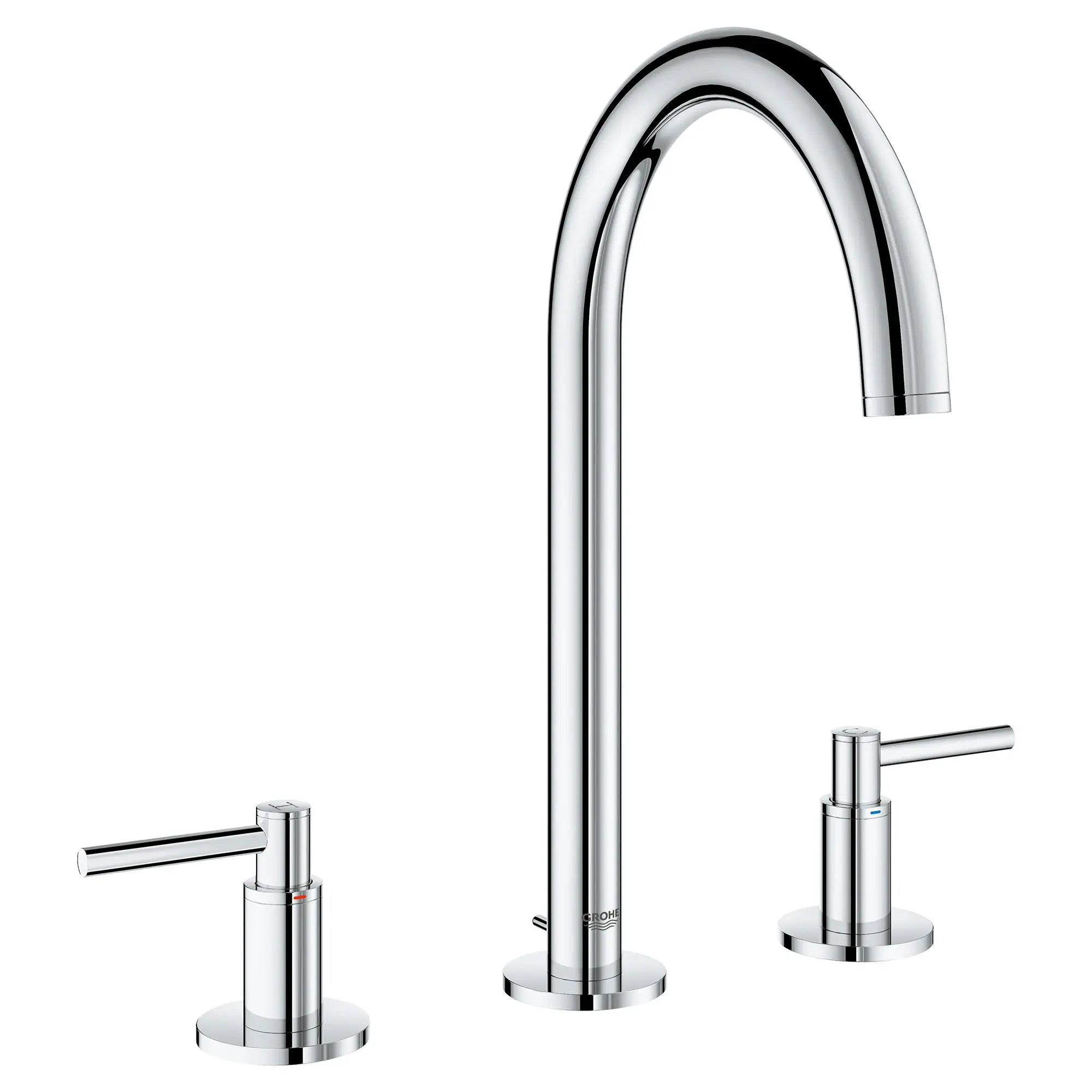 8-inch Widespread 2-Handle M-Size Bathroom Faucet 1.2 GPM // GROHE STARLIGHT CHROME // 163604_20069003-Atrio-8-Widespread-Bathroom-Faucet-M-Size-in-Chrome-Silo-1_0_CDNwebp.webp