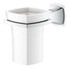 [40626000] Ceramic Tumbler with Holder - GROHE StarLight Chrome