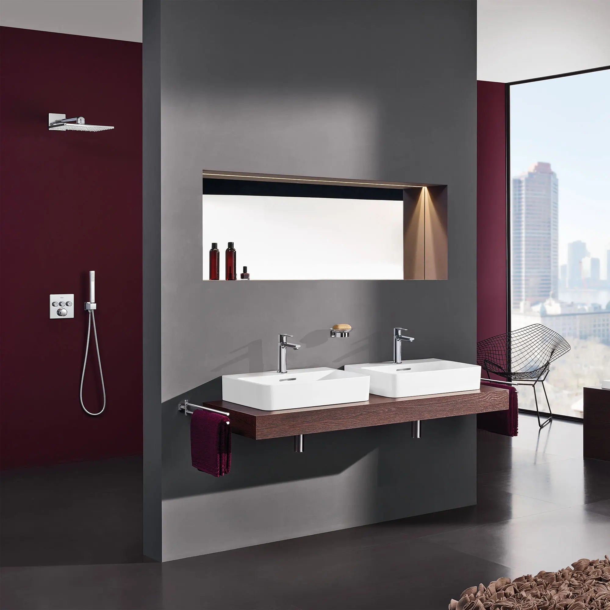 Triple Function Thermostatic Valve Trim // GROHE STARLIGHT CHROME // 163690_B-27480000_29142000_27888000_2382400A_0_CDNwebp.webp