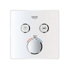 [29164LS0] Dual Function Thermostatic Valve Trim - Moon White