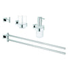 [40847001] 4-in-1 Accessory Set - GROHE StarLight Chrome