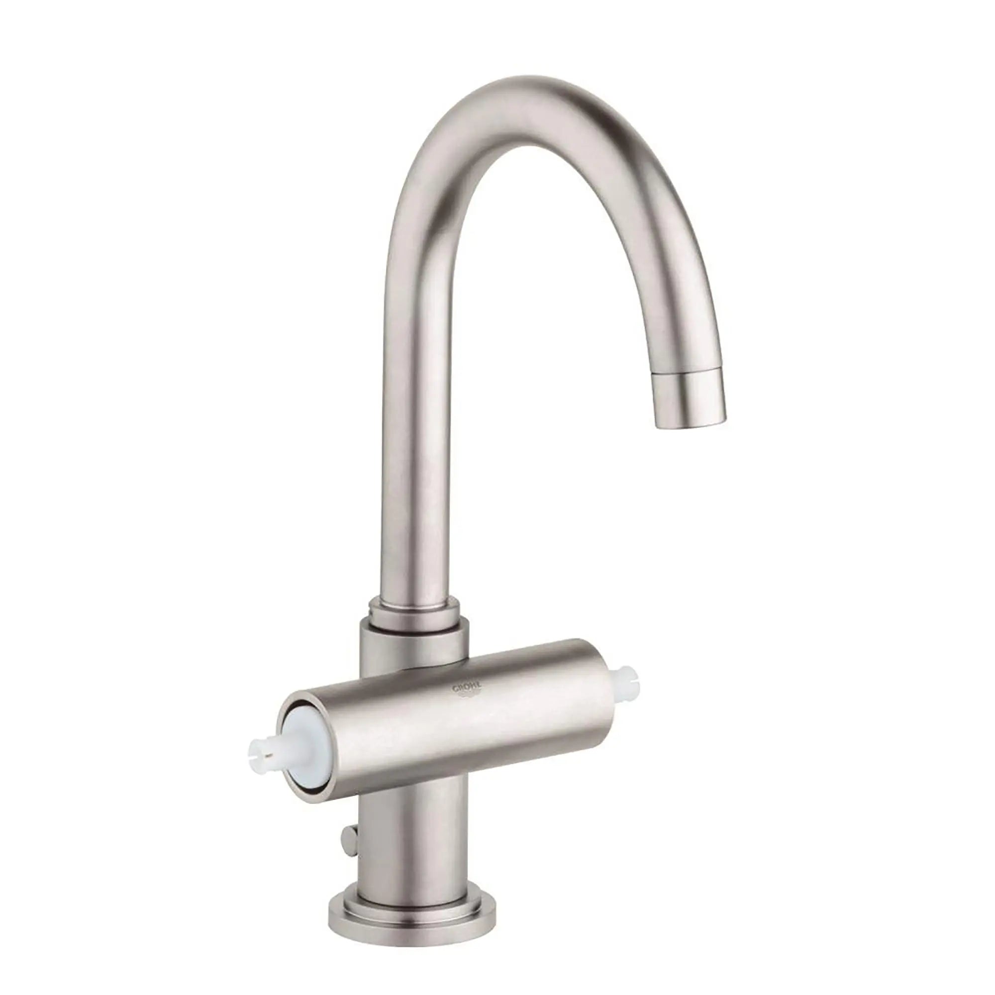 2-Handle Single-Hole High-Arc Bathroom Faucet - 1.5 GPM // BRUSHED NICKEL INFINITYFINISH // 163760_21027EN0-Atrio-2-Handle-Single-Hole-High-Arc-Bathroom-Faucet-15-GPM-in-Brushed-Nickel-Silo_0_CDNwebp.webp
