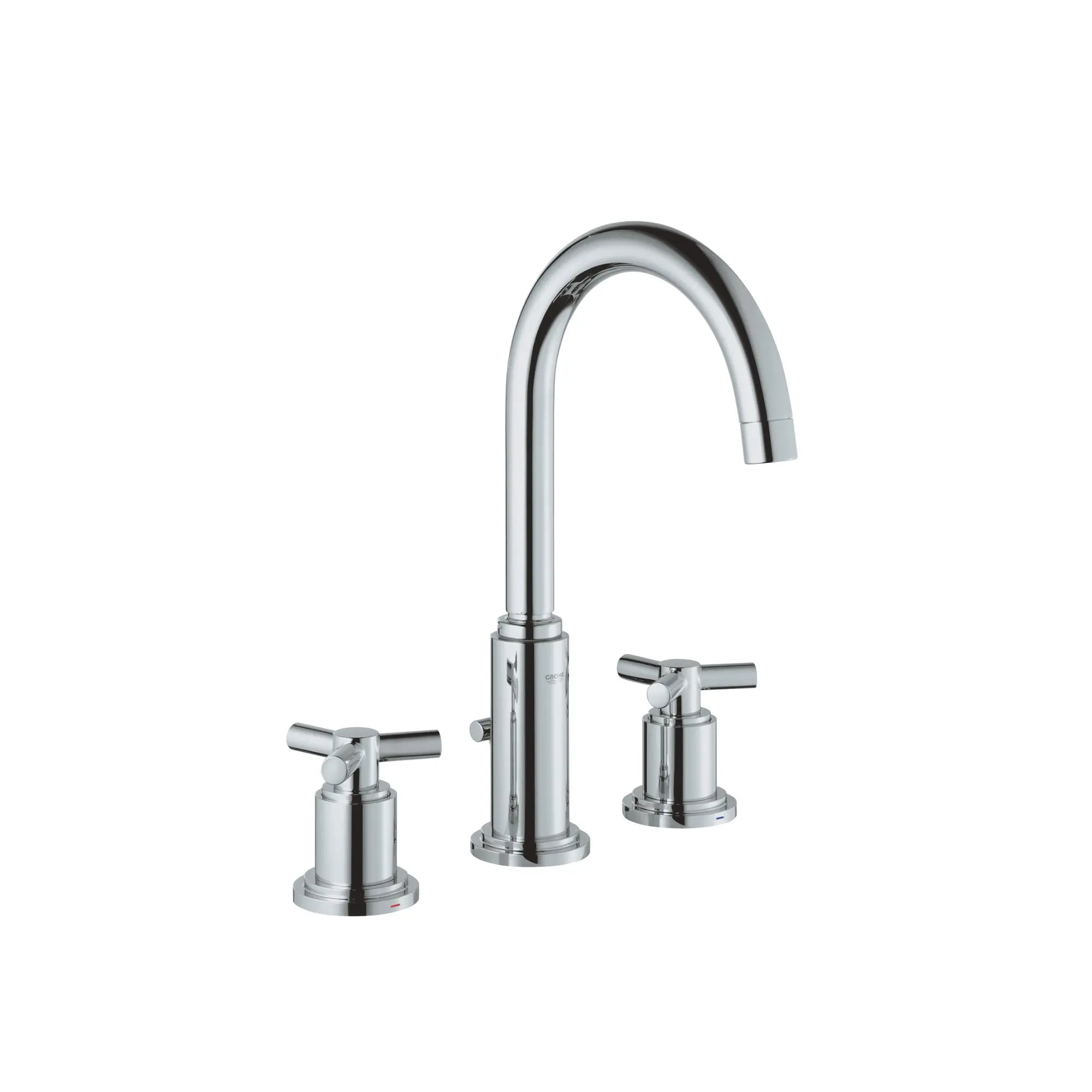 8-inch Widespread 2-Handle L-Size Bathroom Faucet 1.2 GPM // GROHE STARLIGHT CHROME // 163798_2006900A_2_0_CDNwebp.webp
